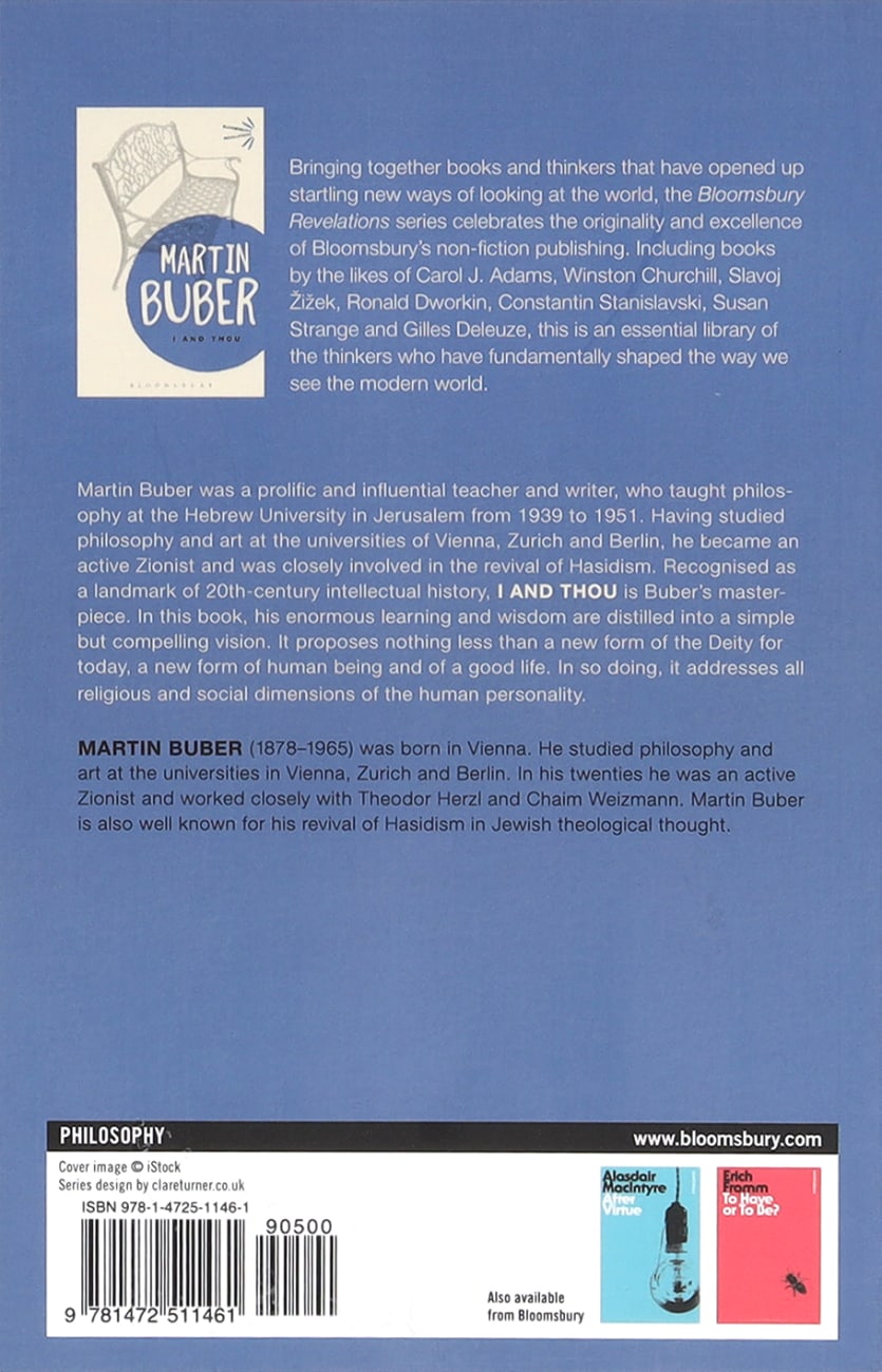 I and Thou Paperback