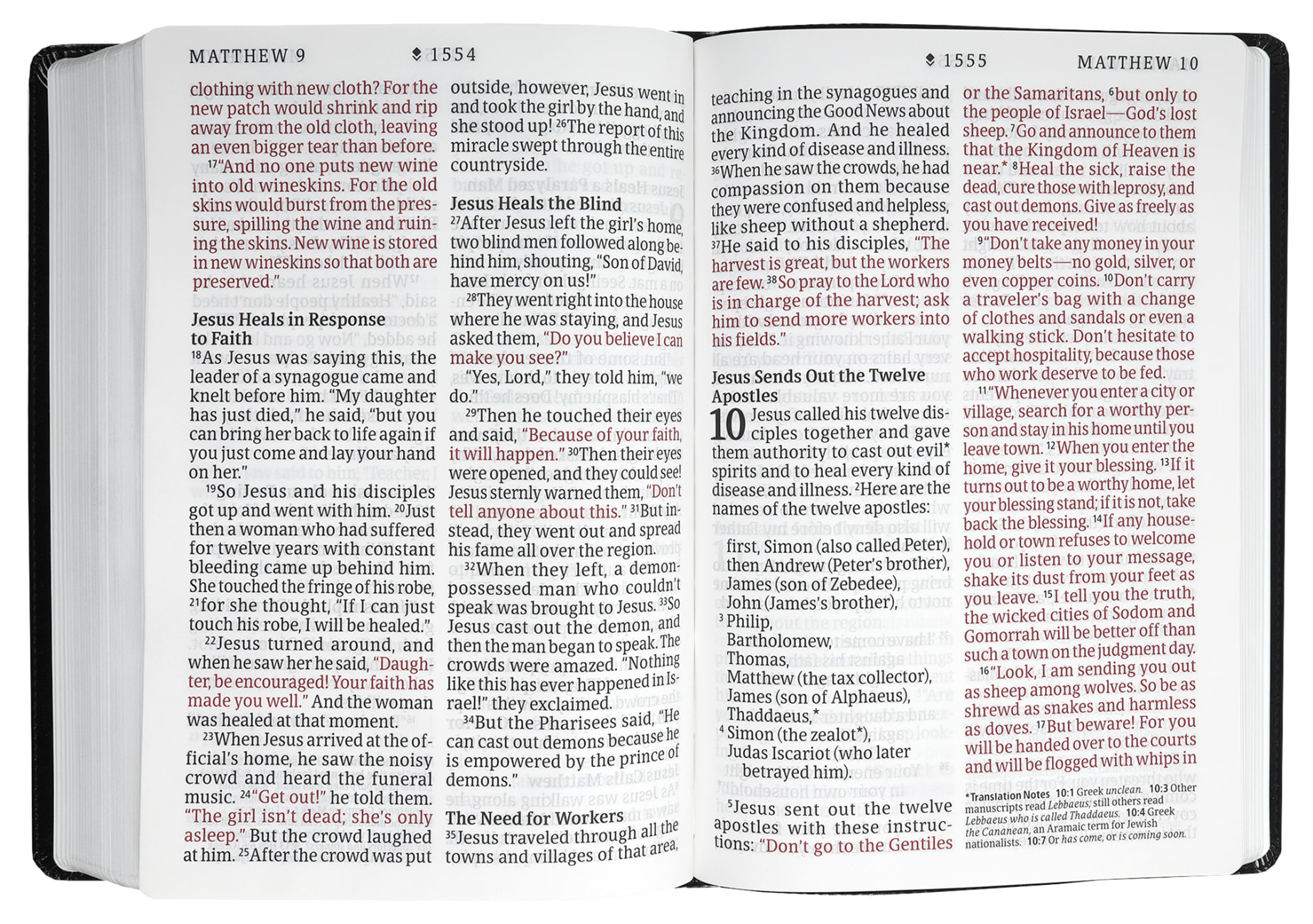 Nlt Super Giant Print Bible Filament Enabled Edition Black Red Letter