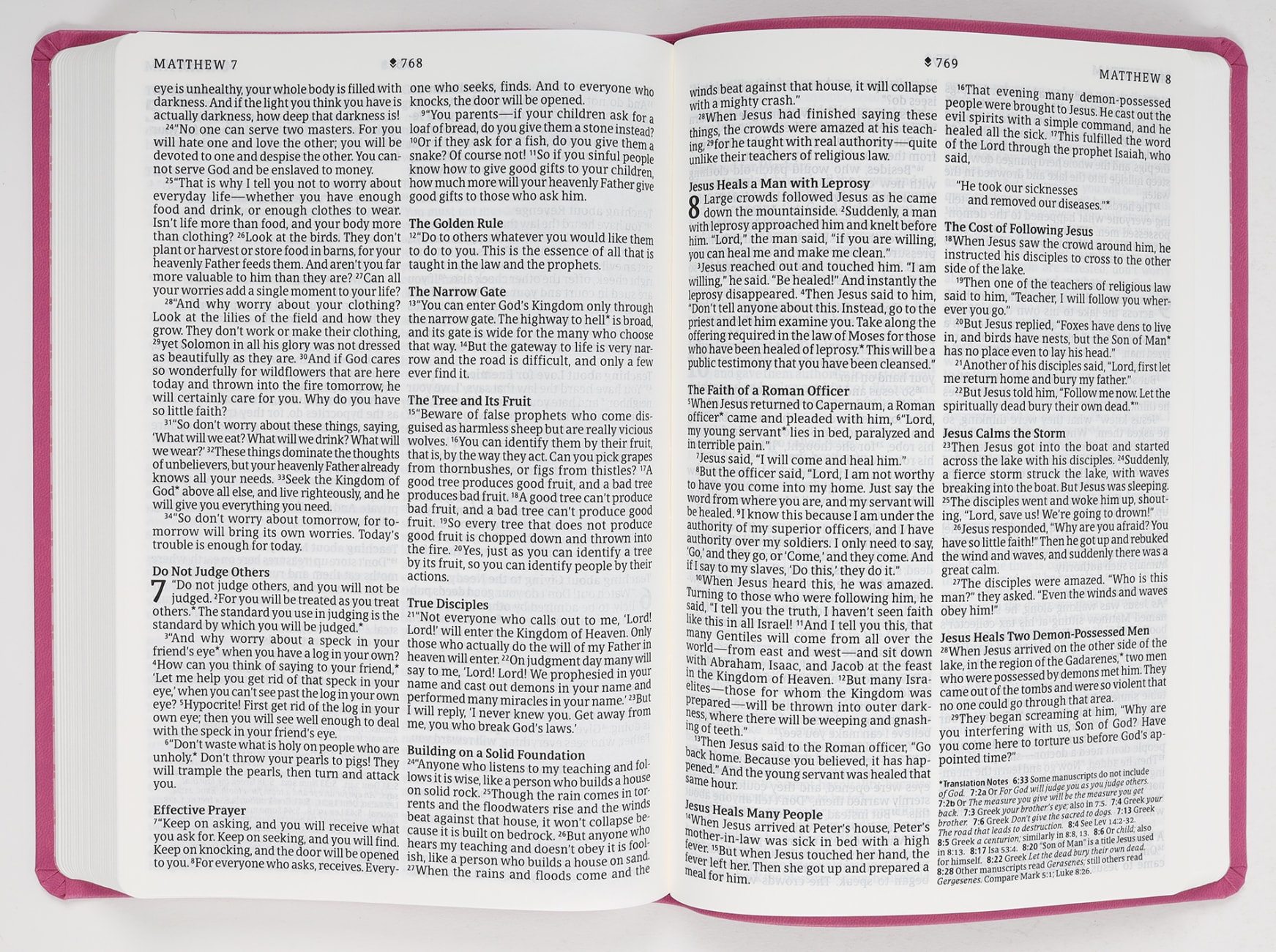 Nlt Large Print Premium Value Thinline Bible Filament Enabled Edition Garden Pink By Tyndale