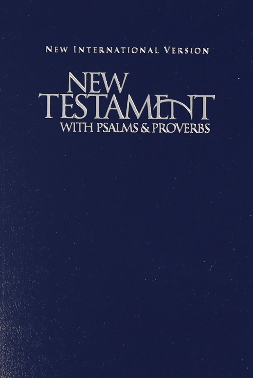 NIV Pocket New Testament With Psalms and Proverbs Blue (Black Letter