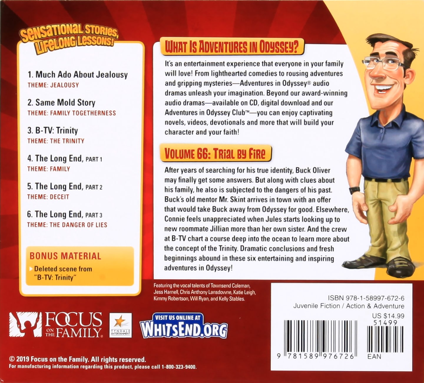 Trial By Fire (Over 2 Hours) (#66 in Adventures In Odyssey Audio Series) Compact Disc