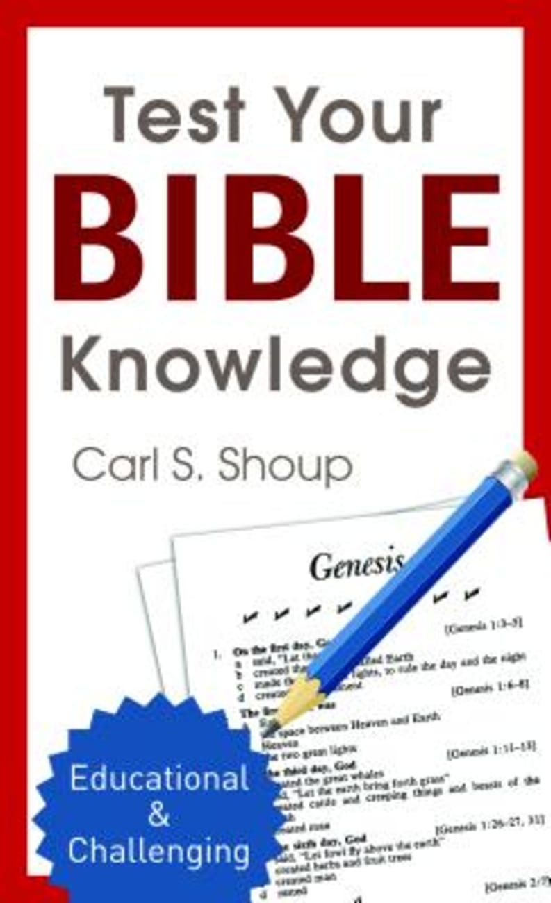 Test Your Bible Knowledge Mass Market Edition