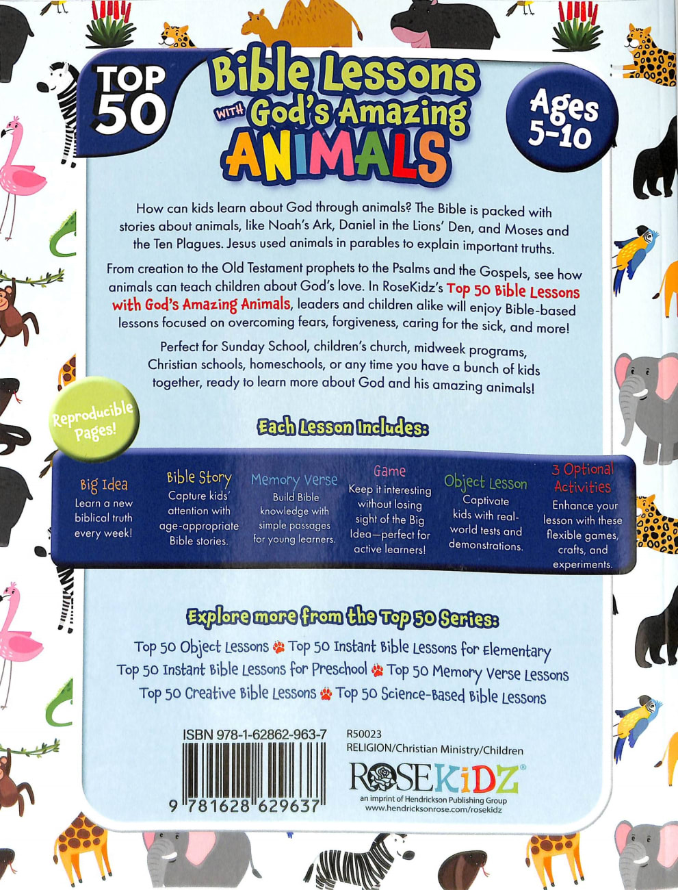 Top 50 Bible Lessons With God's Amazing Animals by Dean Anderson | Koorong