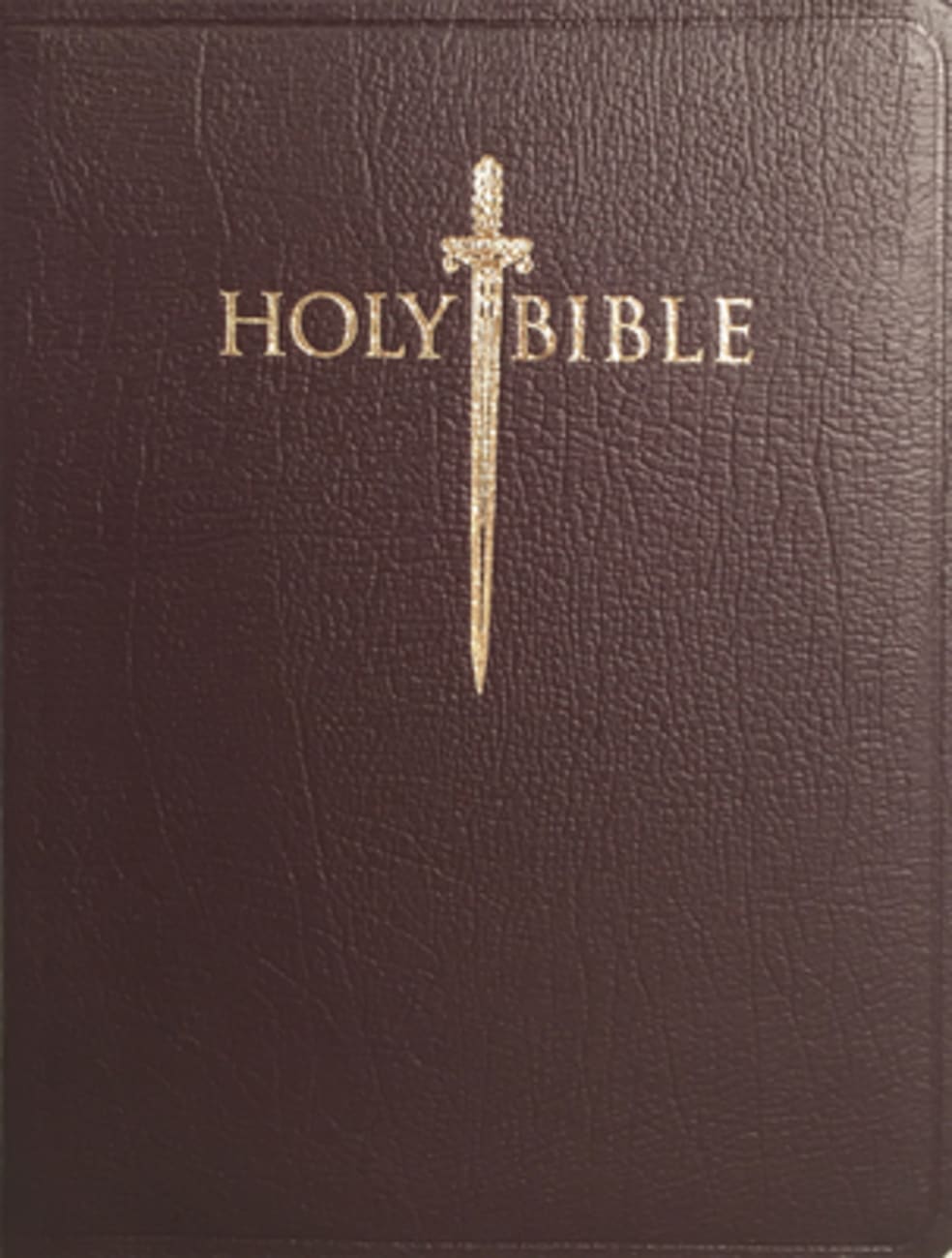 KJV Sword Study Personal Size Giant Print Bible Genuine Burgundy Leather Genuine Leather