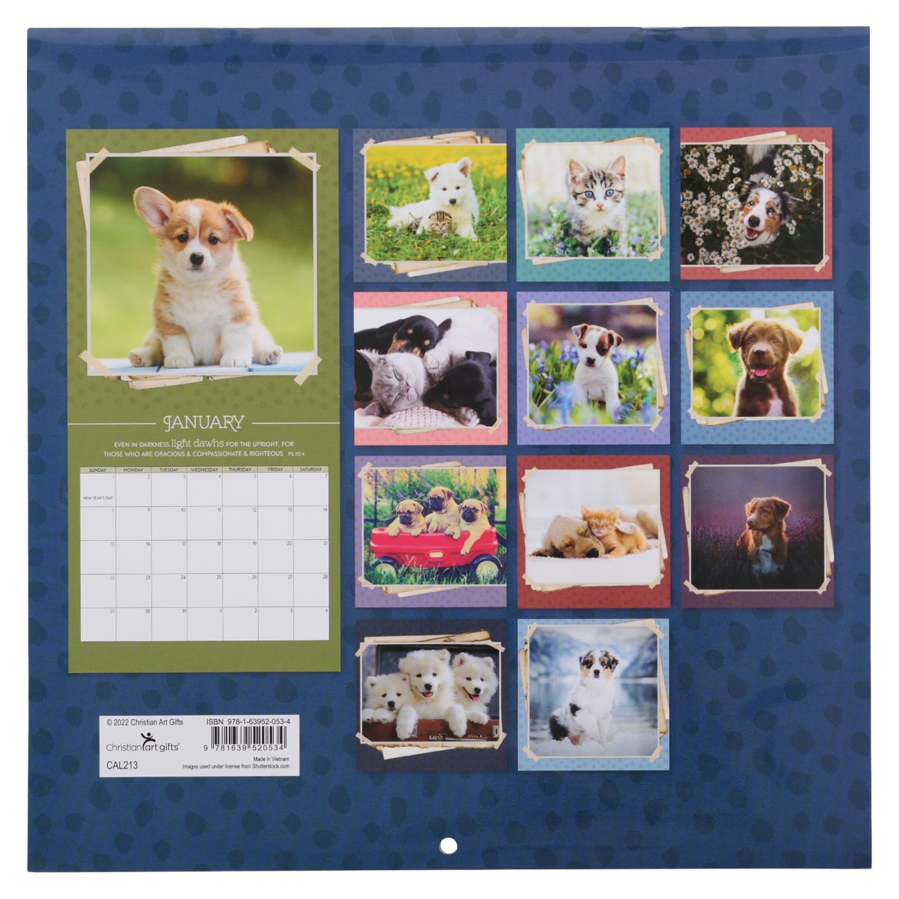 2023 12 Month Wall Calendar By Christian Art Koorong
