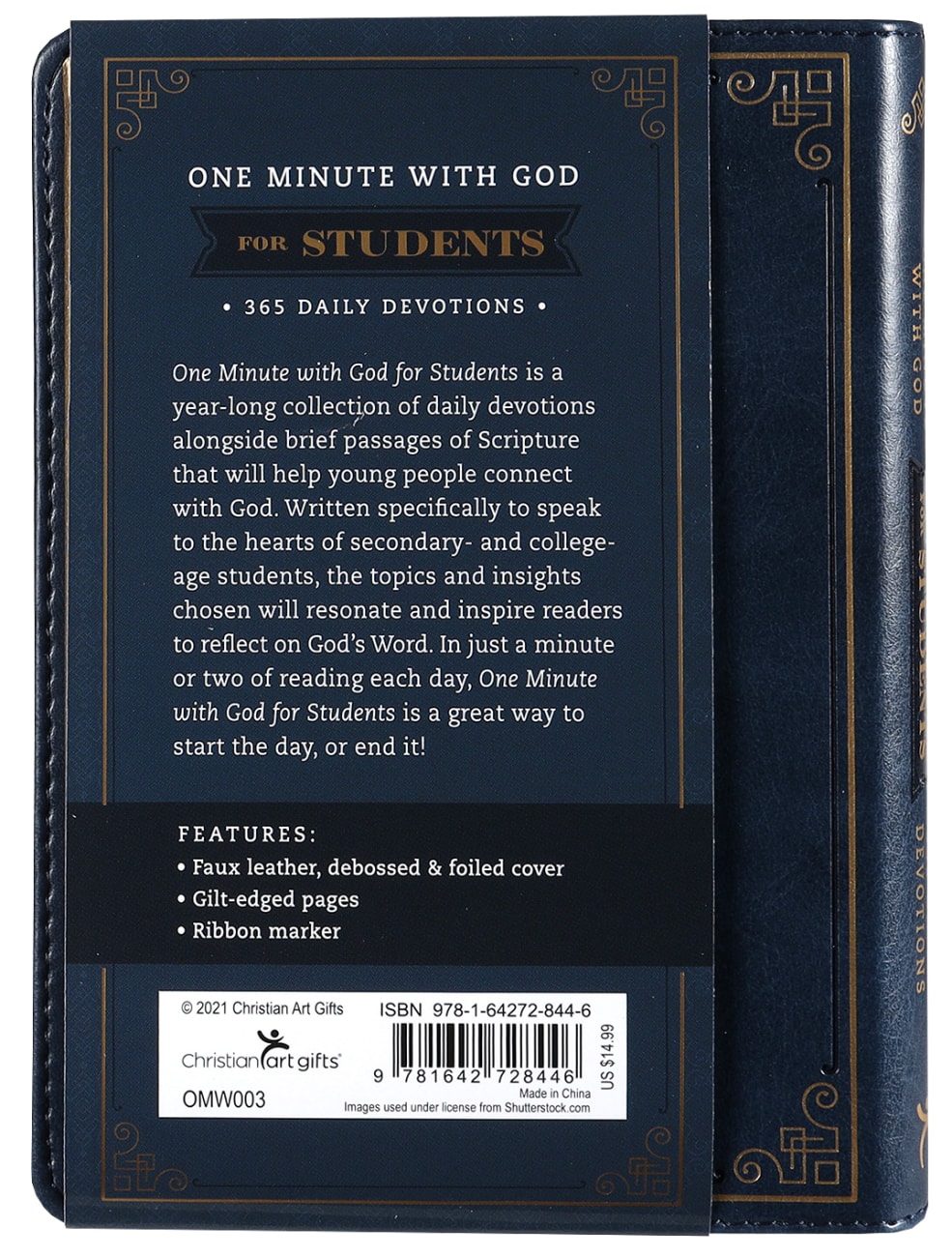One Minute With God For Students: 365 Daily Devotions Imitation Leather
