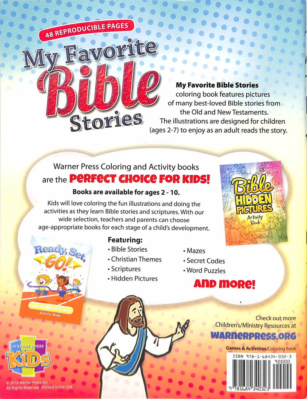Activity Book: My Favorite Bible Stories (Reproducible, Ages 2-7) Paperback