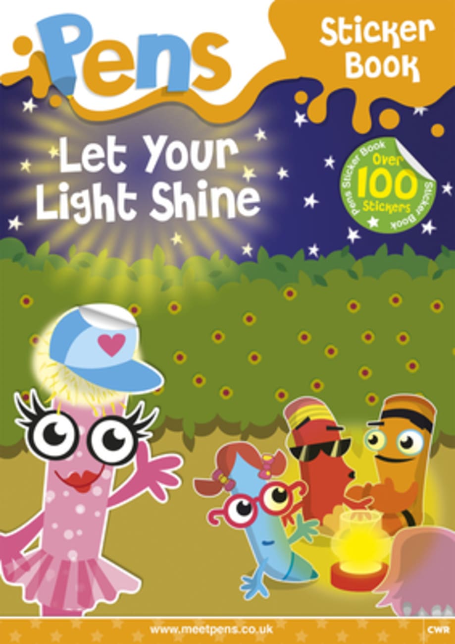 Pens Sticker Book: Let Your Light Shine Stickers