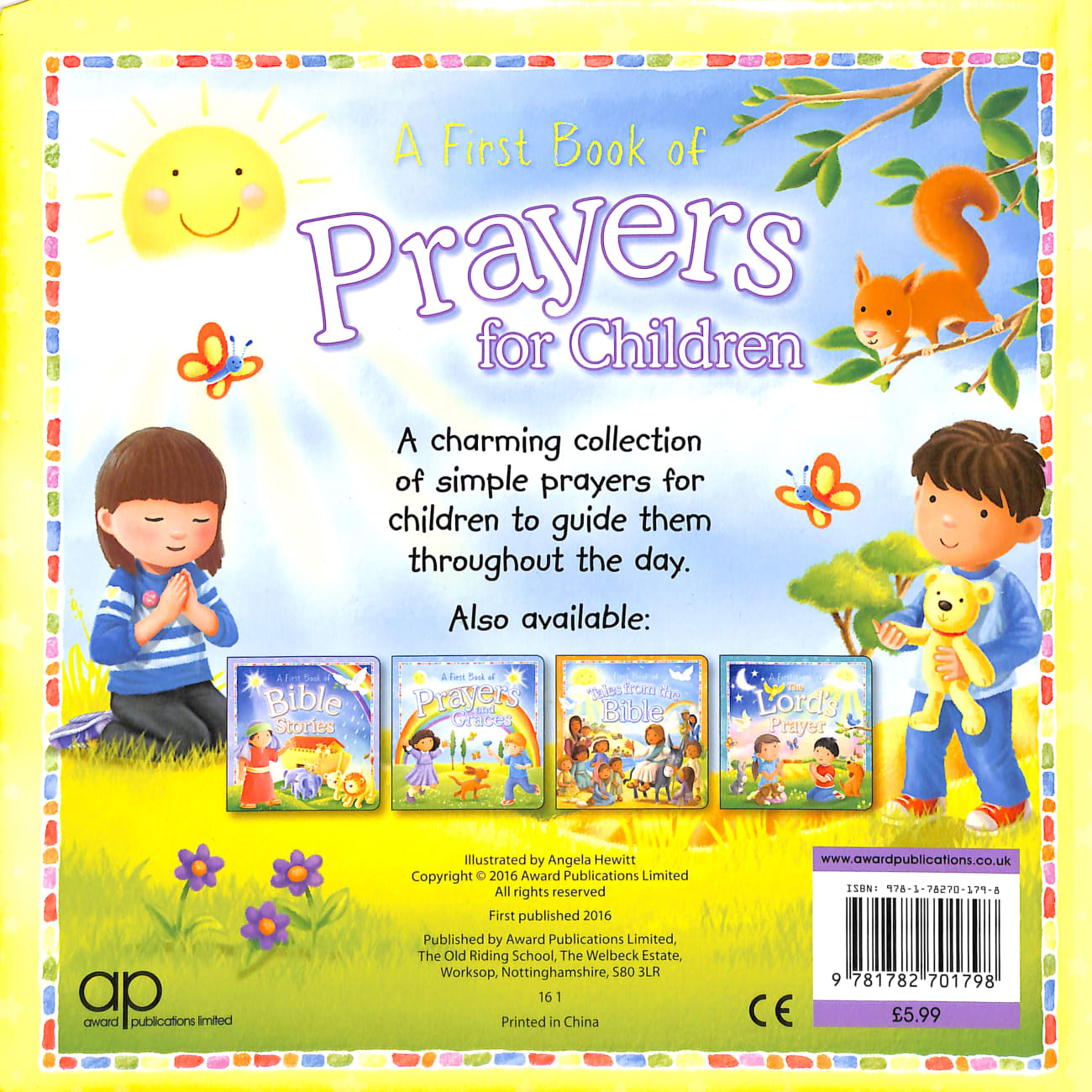 First Book of Prayers For Children Padded Board Book
