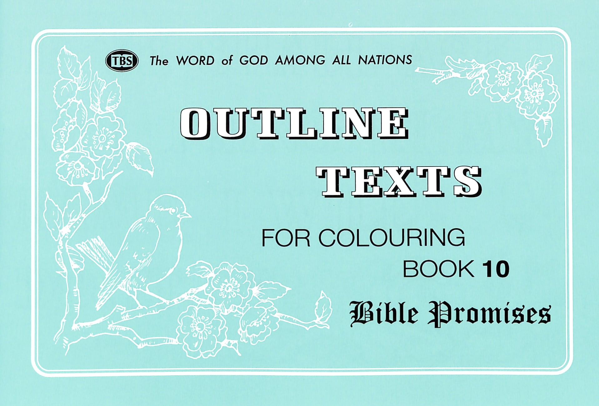 Bible Promises Colouring Book (#10 in Outline Texts For Colouring Series) Paperback