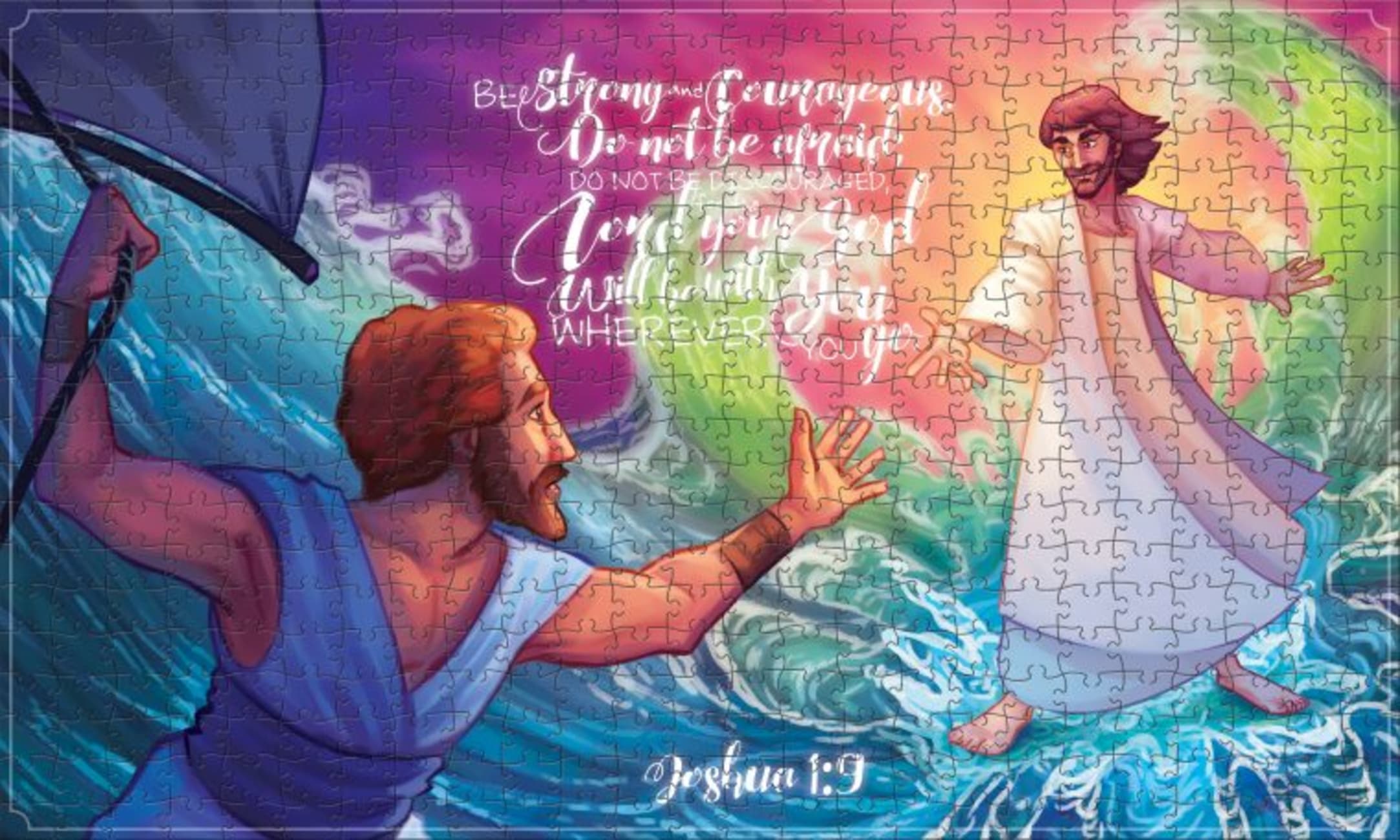Bible Jigsaw Puzzle: Jesus Walks on Water (500 Pieces) Game