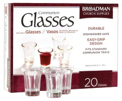 Glass Communion Cups (Box Of 20) Church Supplies