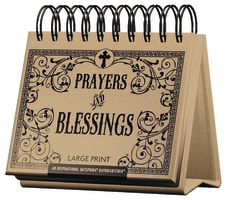 Daybrighteners: Prayers & Blessings (Padded Cover) (Large Print) Spiral