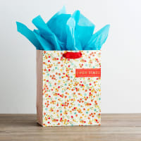 Gift Bag Medium: Floral Fun Times (Incl Two Sheets Tissue Paper & Gift Tag) Stationery