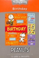 Boxed Cards Birthday: Peanuts (Ncv) Box