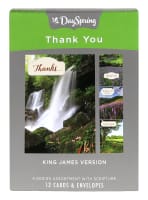 Boxed Cards Thank You: Thanking God For You- Landscapes Box
