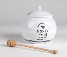 Ceramic Honey Jar Prov 16: 24 NLT (Holds 473ml) (Farm & Ranch Series)