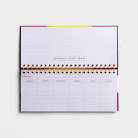 Undated Diary/Planner: Desktop Weekly Scheduler, More Jesus + Caffeine (Candace Collection) Spiral