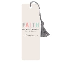 Bookmark With Tassel: Faith Stationery