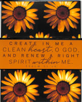 Wall Art: Create in Me a Clean Heart, O God (Psalm 51:10)