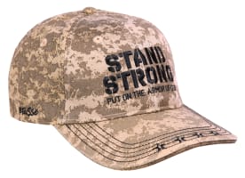 Men's Cap: Stand Strong, Put on the Armor of God, Army Pattern