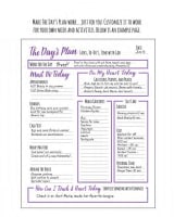 Undated Diary/Planner: The Day's Plan: Tasks, To-Do's, & Time With God Spiral