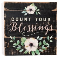Tabletop Decor: Count Your Blessings, Floral