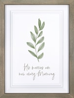 Framed Wall Art: His Mercies Are New Every Morning (Mdf/pine)