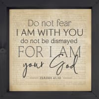 3d Texture Wall Art : I Am With You (Isaiah 41:10) (Mdf/Pine) (Vintage Praise Series)