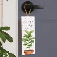 String Door Sign: Choose Joy, Plant
