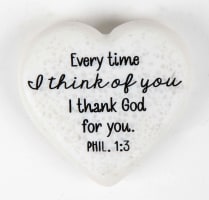 Scripture Stone: Hearts of Stone - Thankful (Phil 1:3)