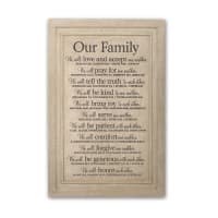 Wall Plaque: Our Family