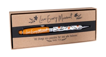 Metal Pen: Live Every Moment (Mark 9:23)