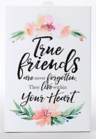 Woodland Grace Plaque: True Friends