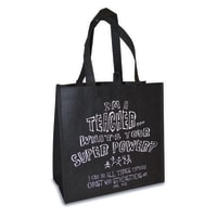 Eco Totes: I'm a Teacher (Black With Navy Sides)
