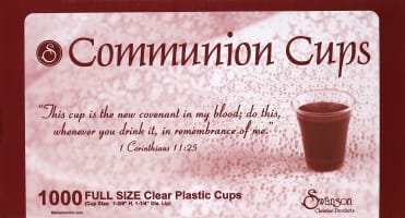 Communion Cups Disposable Box of 1000 Church Supplies