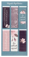 Bookmark Magnetic -set of 6: It is Well, Navy, Lavender, Teal (It Is Well Collection) Stationery