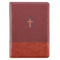J3: 16  Folder  Cross Brown, Pen and Notepad Included (John 3 16) (John 3 16 Collection) Imitation Leather