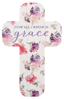 Bookmark Cross-Shaped: Now I Know Grace, Floral Stationery