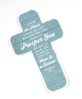 Bookmark Cross-Shaped: I Know the Plans Teal (Jeremiah 29:11) Stationery