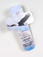 Bookmark Cross-Shaped: Eagles Wings Eagle in the Sky (Isaiah 40:31) Stationery