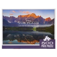 Jigsaw Puzzle: I Know the Plans (Jer. 29:11) Mountain and Lake (500 Piece) Game