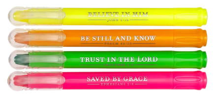 Pen: Twist & Glide Highlighter (Set Of 4)