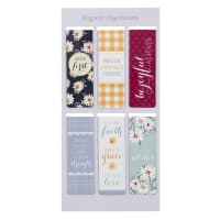 Bookmark Magnetic - set of 6: Daisies Stationery