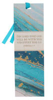 Premium Bookmark With Ribbon: With You (Joshua 1:9) Stationery
