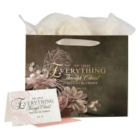 Gift Bag Large Landscape: Everything Through Christ (Phil 4:13) Stationery
