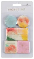 Magnets: Great is Thy Faithfulness (Pastel Meadow Collection) (Set Of 5)