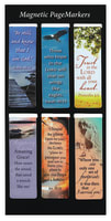Bookmark Magnetic - set of 6: Be Still and Know Stationery