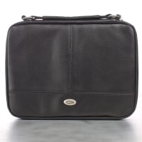 Bible Cover Large Two-Fold Luxleather Organizer Black Bible Cover