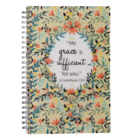 Notebook: Grace Sufficient (2 Cor 12:9) Spiral